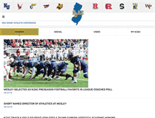 Tablet Screenshot of njacsports.com